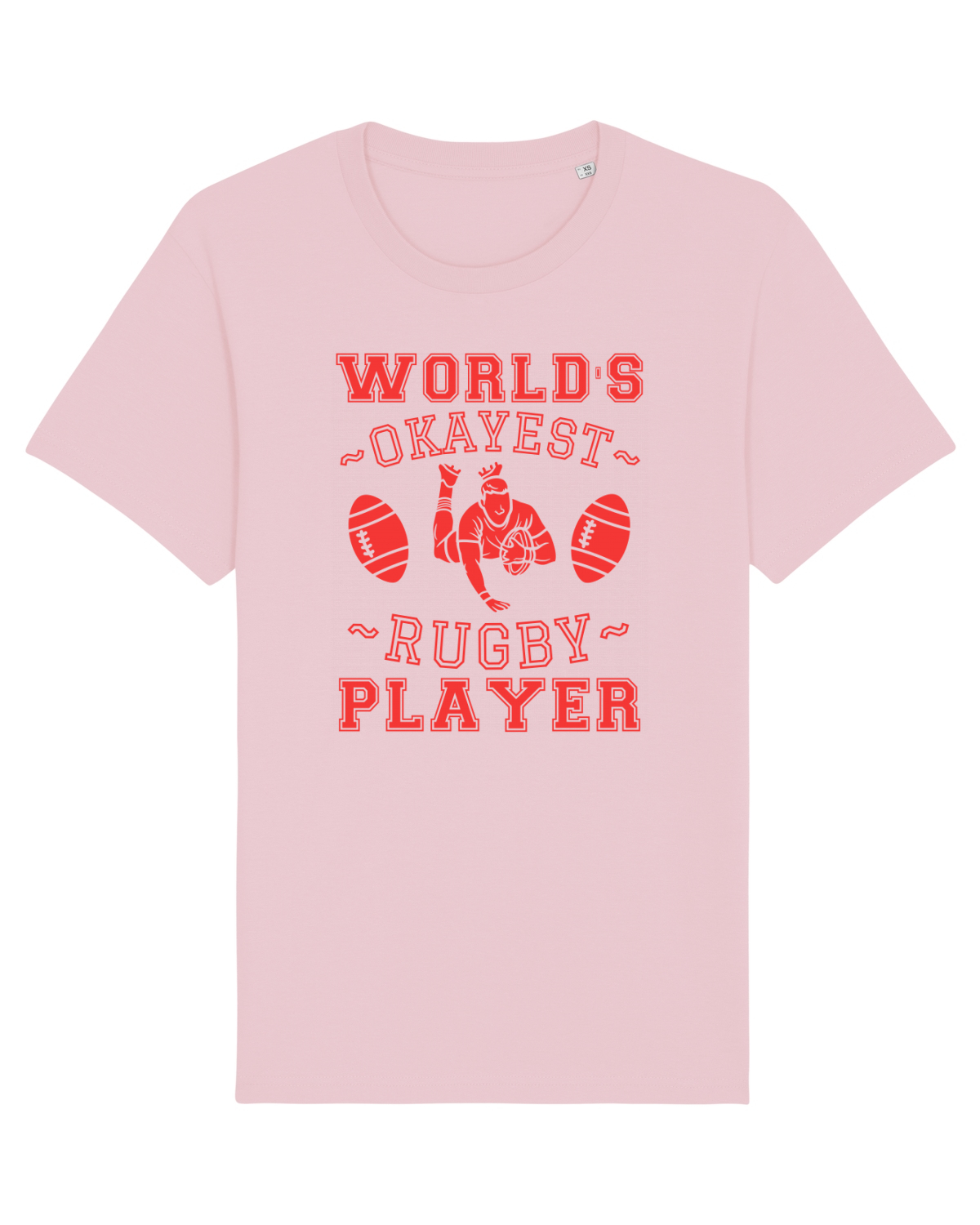 Tricou mânecă scurtă Unisex Rocker Cotton Pink