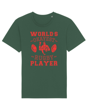World'S Okayest Rugby Player Bottle Green