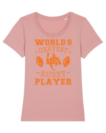 World'S Okayest Rugby Player Canyon Pink