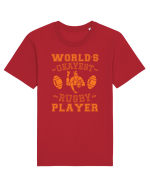 World'S Okayest Rugby Player Tricou mânecă scurtă Unisex Rocker
