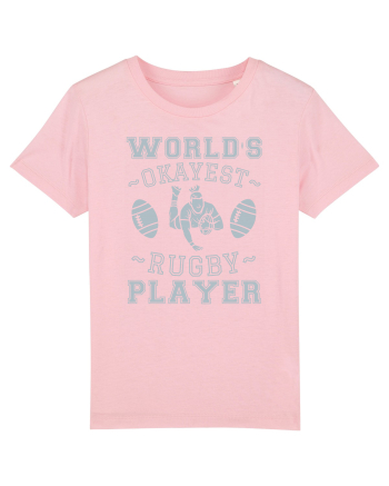 World'S Okayest Rugby Player Cotton Pink