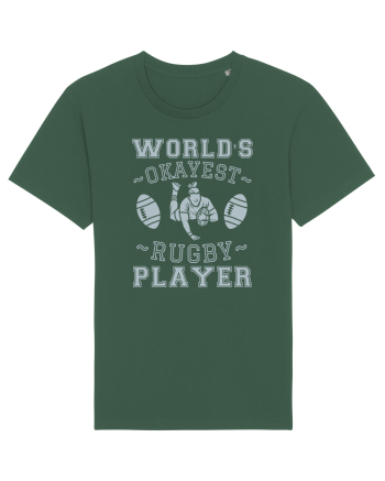 World'S Okayest Rugby Player Bottle Green