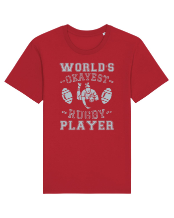 World'S Okayest Rugby Player Red