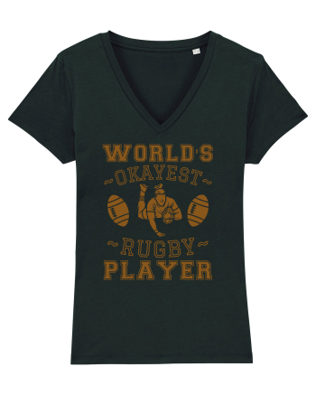 World'S Okayest Rugby Player Black