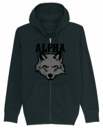 Alpha Wolf Hanorac cu fermoar Unisex Connector