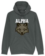 Alpha Wolf Hanorac cu fermoar Unisex Connector