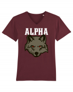 Alpha Wolf Tricou mânecă scurtă guler V Bărbat Presenter