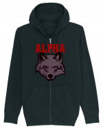 Alpha Wolf Hanorac cu fermoar Unisex Connector