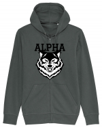 Alpha Wolf Hanorac cu fermoar Unisex Connector