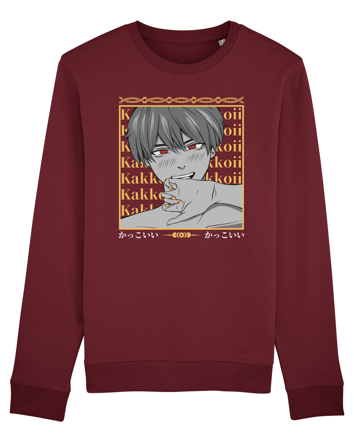 Bluză mânecă lungă Unisex Rise Burgundy