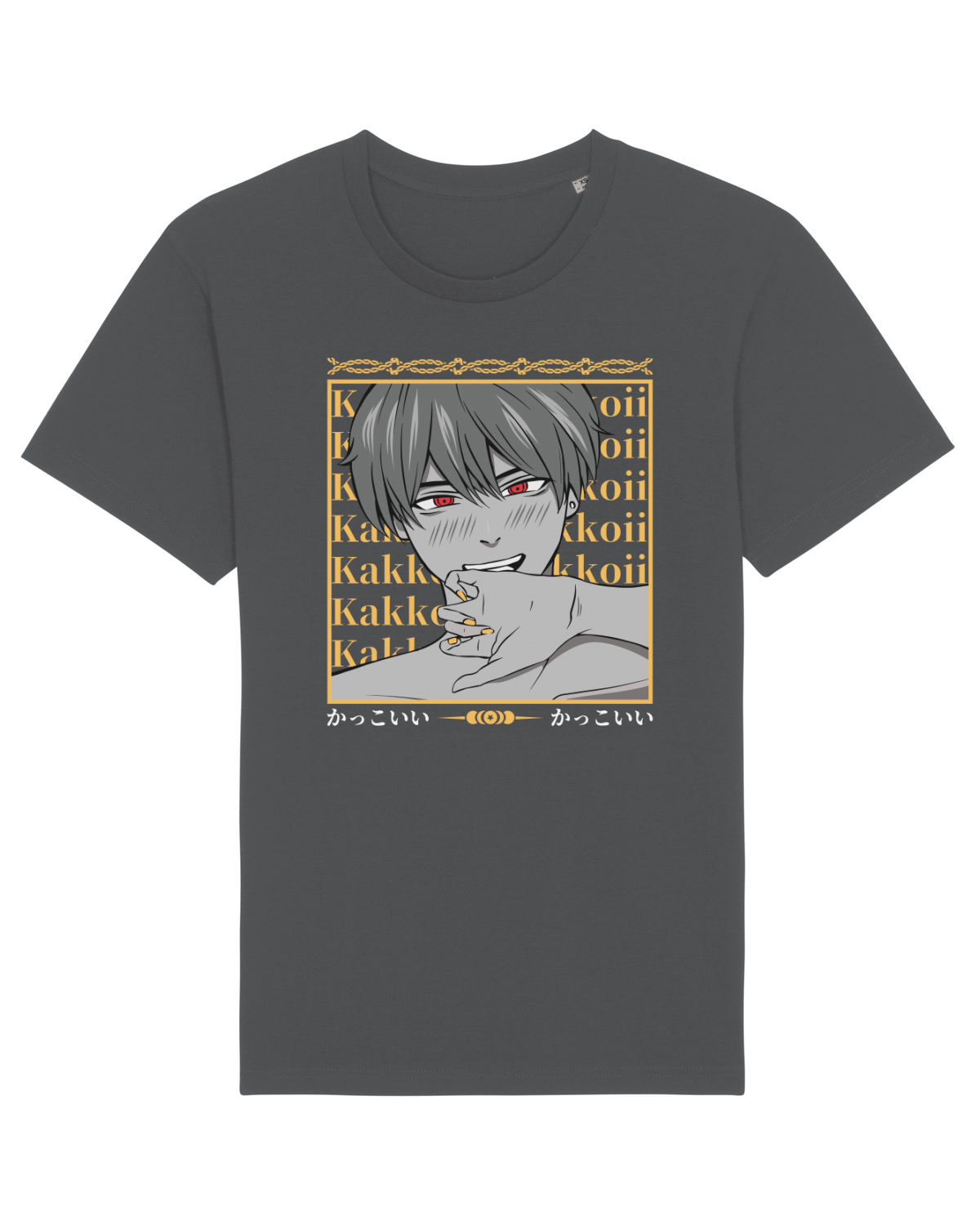 Tricou mânecă scurtă Unisex Rocker Anthracite