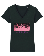 Eyes Tricou mânecă scurtă guler V Damă Evoker