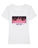Eyes Tricou mânecă scurtă guler larg fitted Damă Expresser