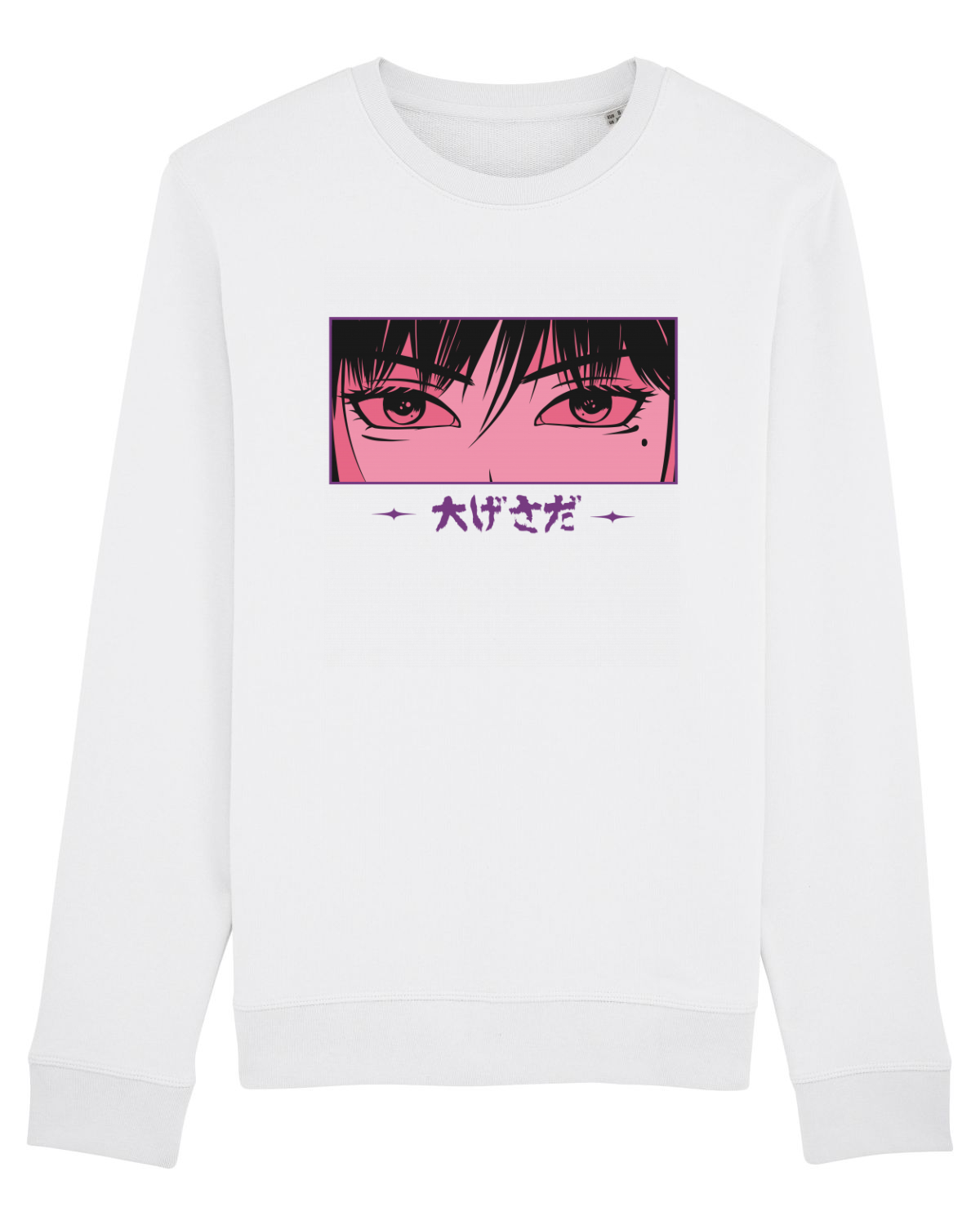 Bluză mânecă lungă Unisex Rise White