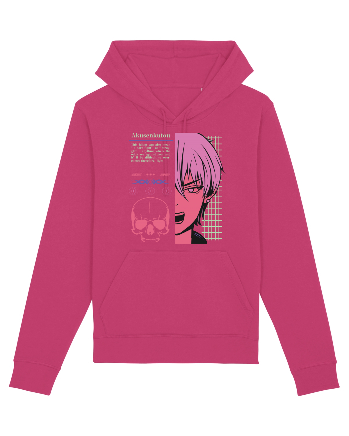 Hanorac Unisex Drummer Raspberry