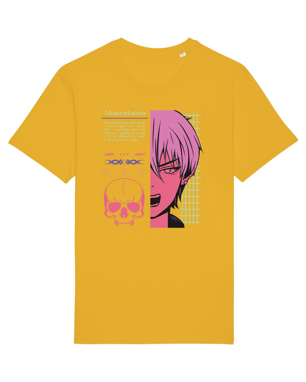 Tricou mânecă scurtă Unisex Rocker Spectra Yellow