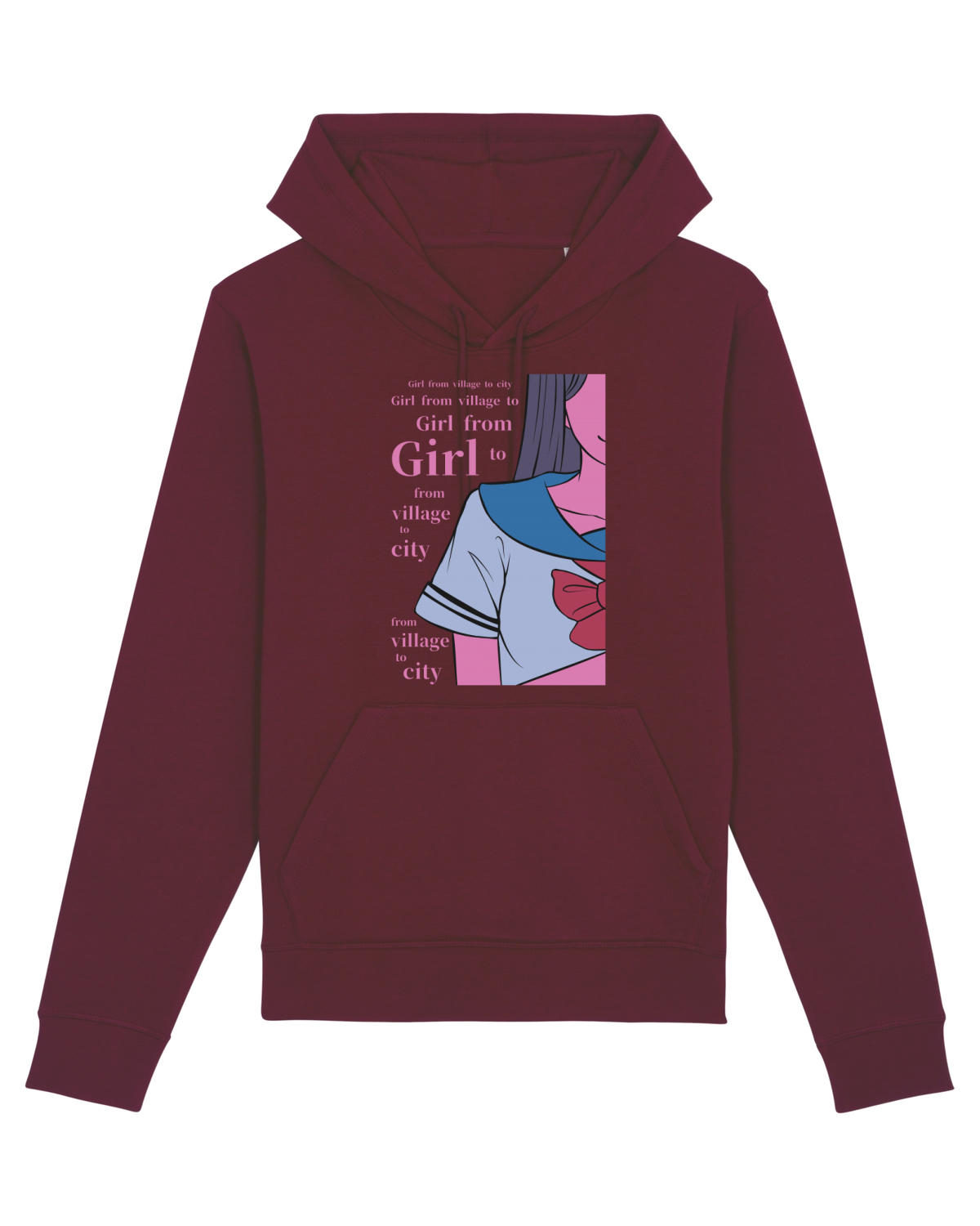 Hanorac Unisex Drummer Burgundy
