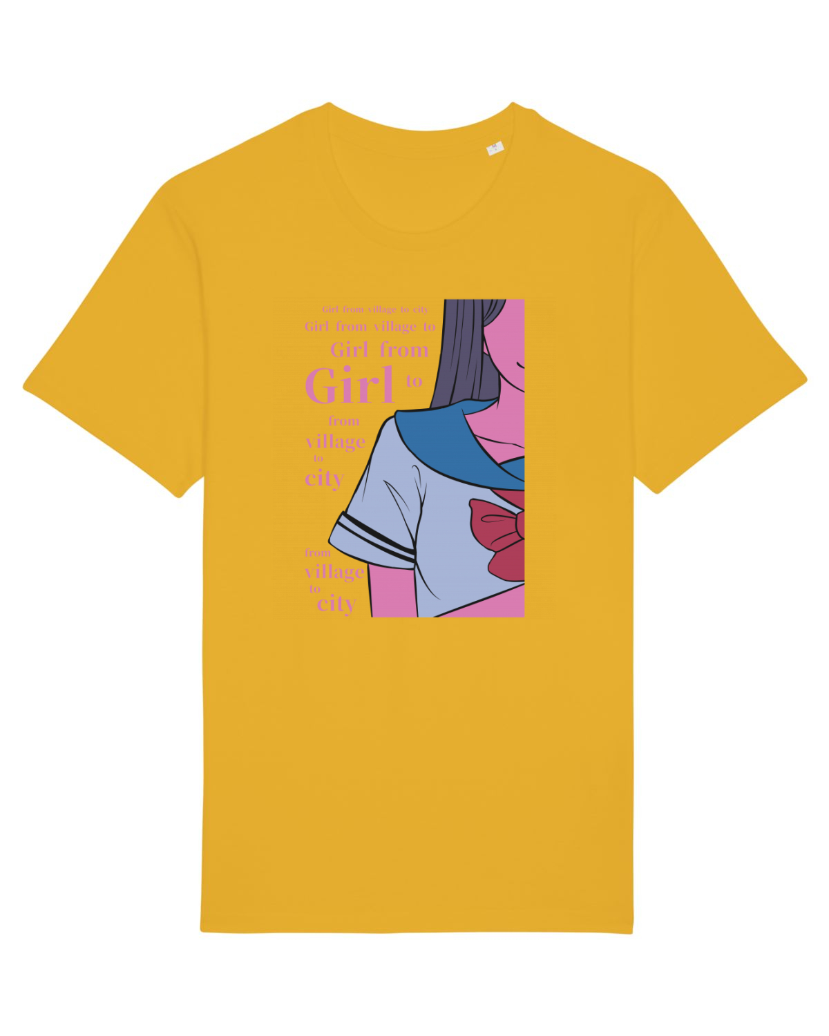 Tricou mânecă scurtă Unisex Rocker Spectra Yellow