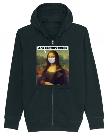 Funny Mona Lisa Black