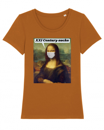 Funny Mona Lisa Roasted Orange
