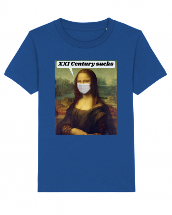 Funny Mona Lisa Majorelle Blue