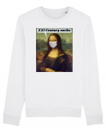 Funny Mona Lisa Bluză mânecă lungă Unisex Rise