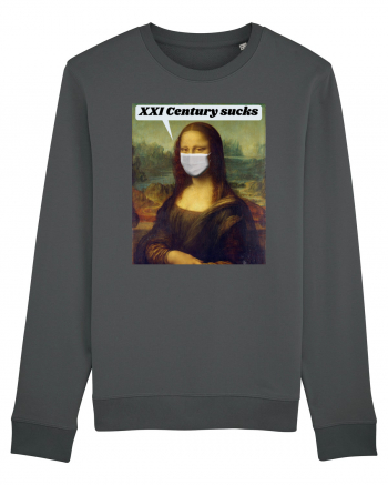 Funny Mona Lisa Anthracite