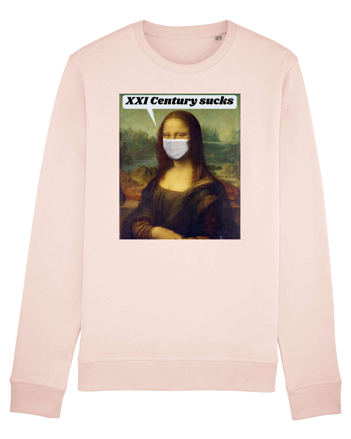 Bluză mânecă lungă Unisex Rise Candy Pink