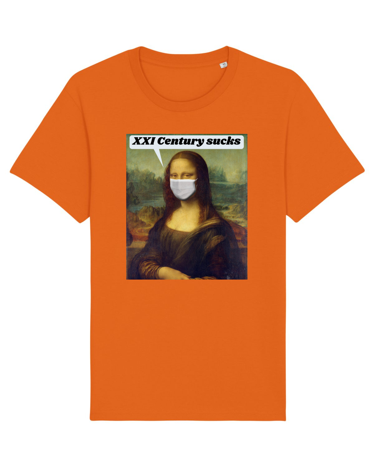 Tricou mânecă scurtă Unisex Rocker Bright Orange