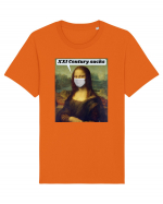 Funny Mona Lisa Tricou mânecă scurtă Unisex Rocker