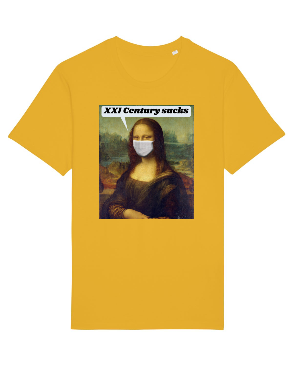 Tricou mânecă scurtă Unisex Rocker Spectra Yellow