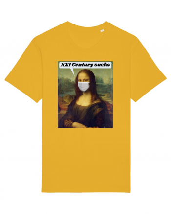 Funny Mona Lisa Spectra Yellow