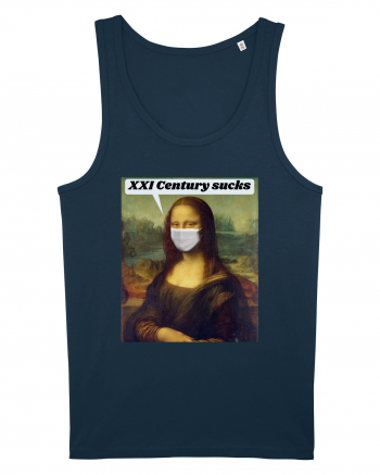 Funny Mona Lisa Navy