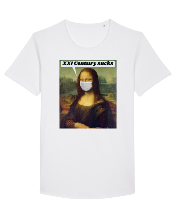 Funny Mona Lisa White