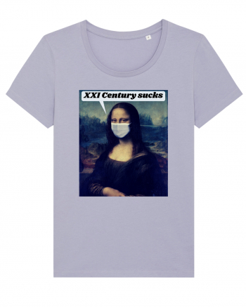 Funny Mona Lisa Lavender