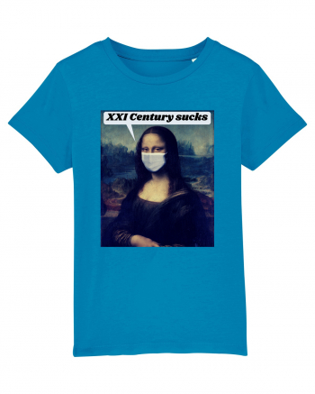 Funny Mona Lisa Azur