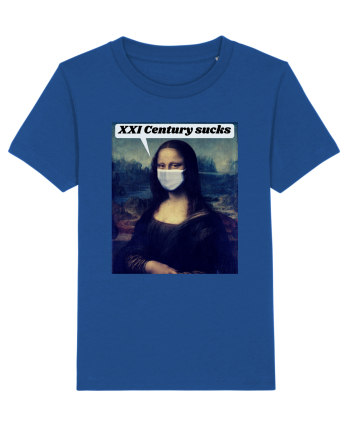 Funny Mona Lisa Majorelle Blue