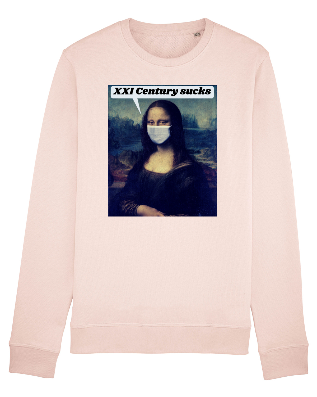 Bluză mânecă lungă Unisex Rise Candy Pink