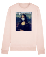 Funny Mona Lisa Bluză mânecă lungă Unisex Rise