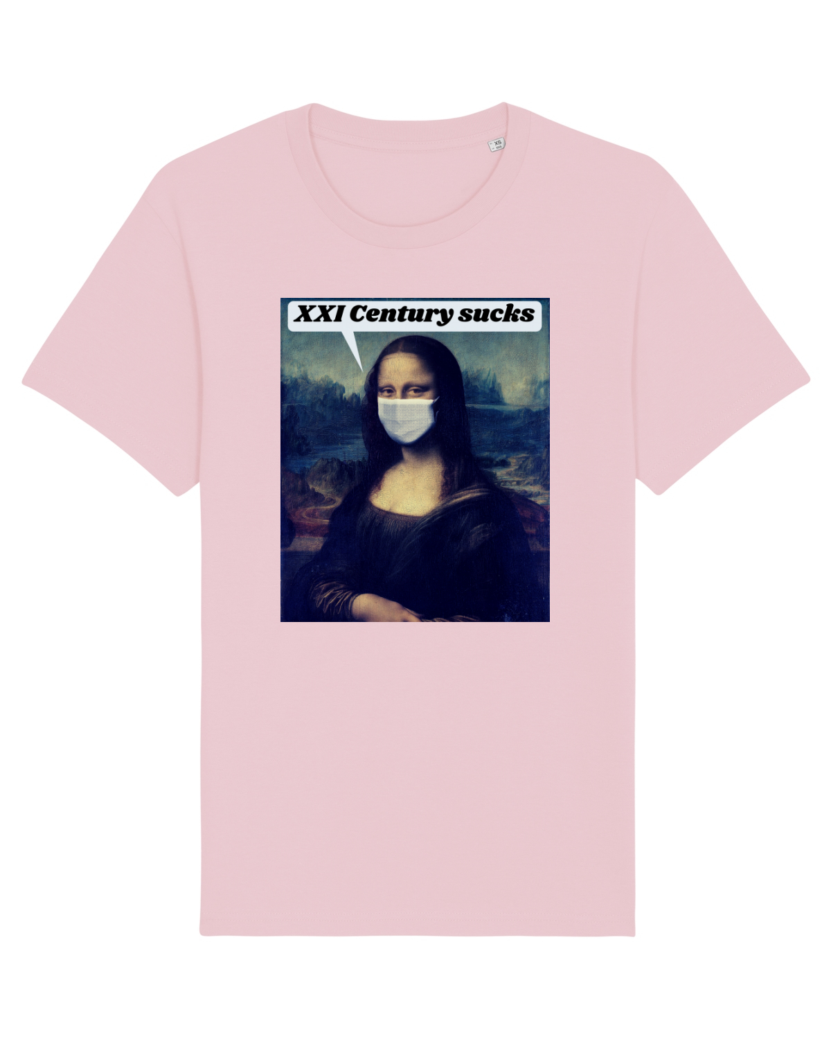 Tricou mânecă scurtă Unisex Rocker Cotton Pink