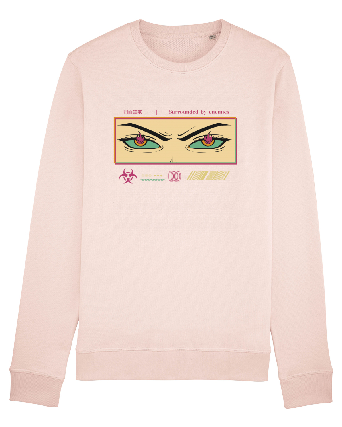 Bluză mânecă lungă Unisex Rise Candy Pink