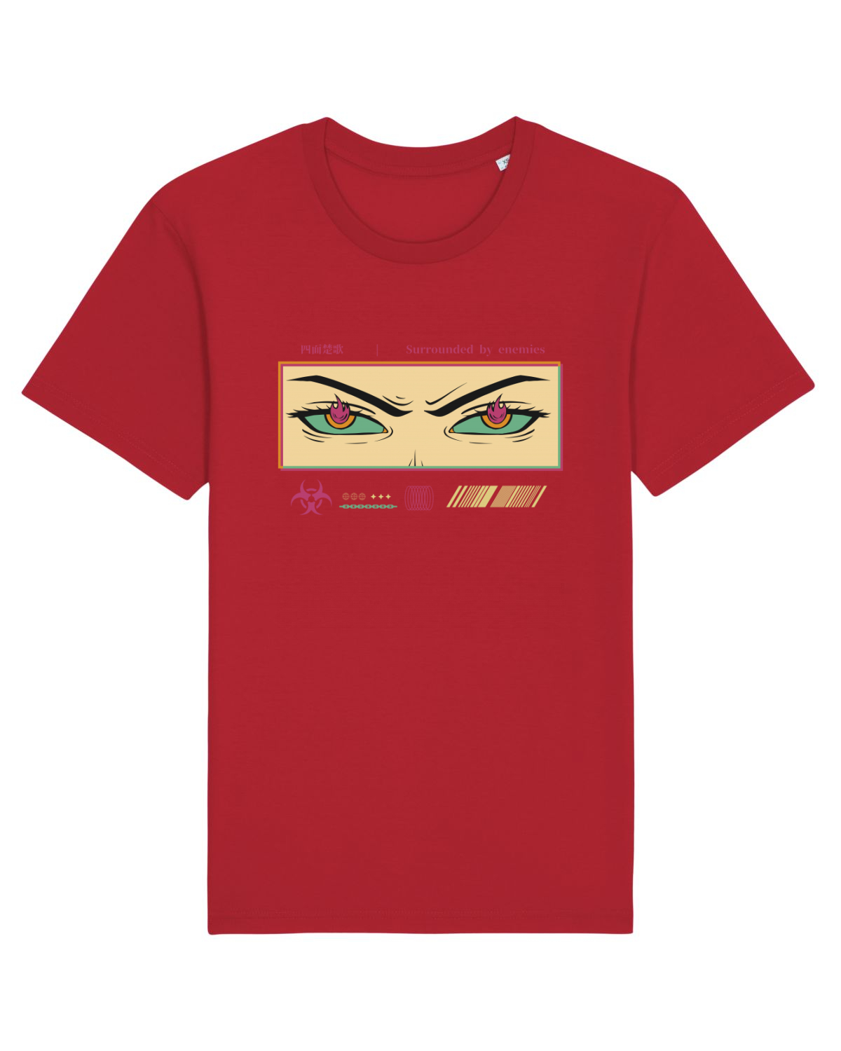 Tricou mânecă scurtă Unisex Rocker Red