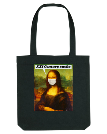 Funny Mona Lisa Black
