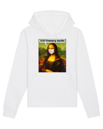 Funny Mona Lisa White