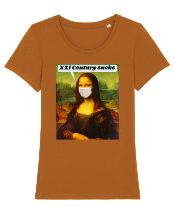Funny Mona Lisa Roasted Orange