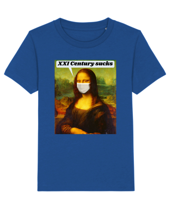 Funny Mona Lisa Majorelle Blue