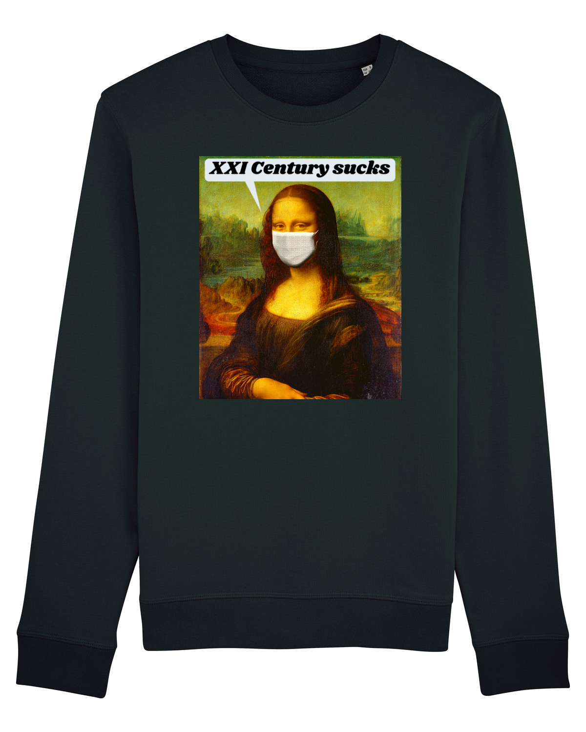 Bluză mânecă lungă Unisex Rise Black