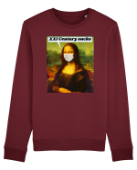 Funny Mona Lisa Bluză mânecă lungă Unisex Rise