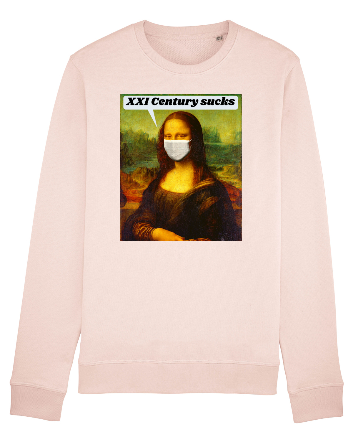 Bluză mânecă lungă Unisex Rise Candy Pink