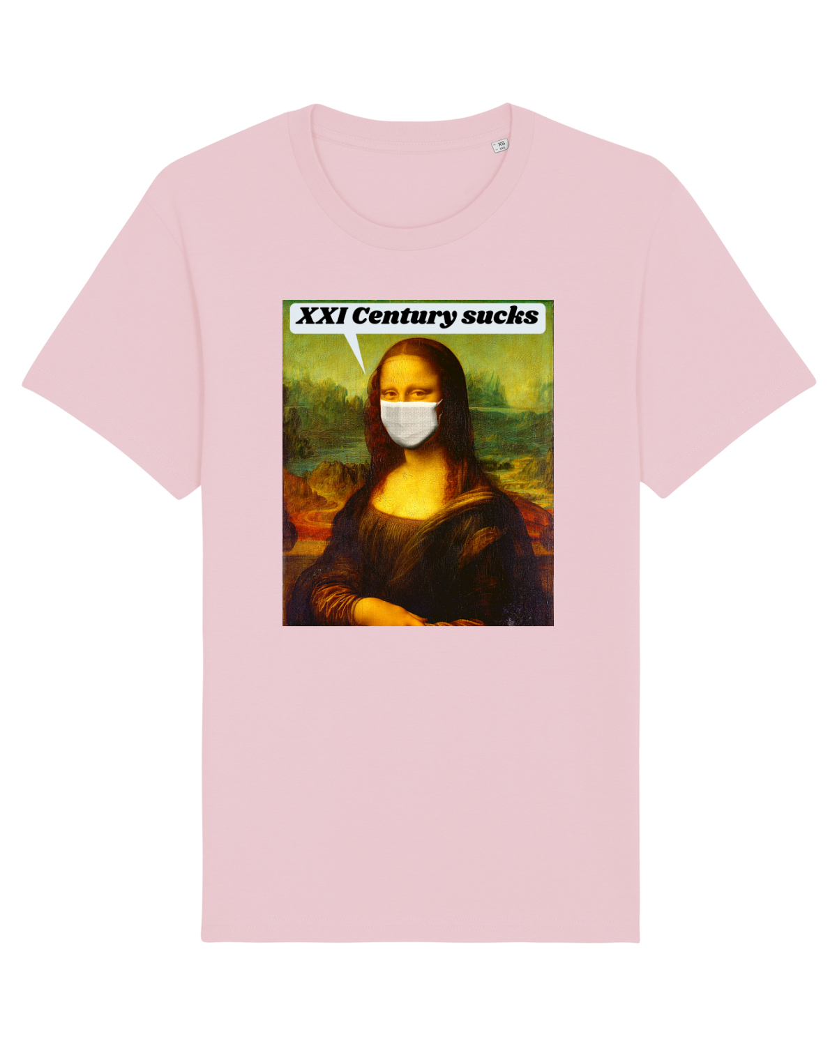 Tricou mânecă scurtă Unisex Rocker Cotton Pink